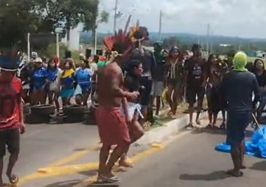 Protesto indígena entra na segunda semana contra decreto sobre hidrovias na Amazônia