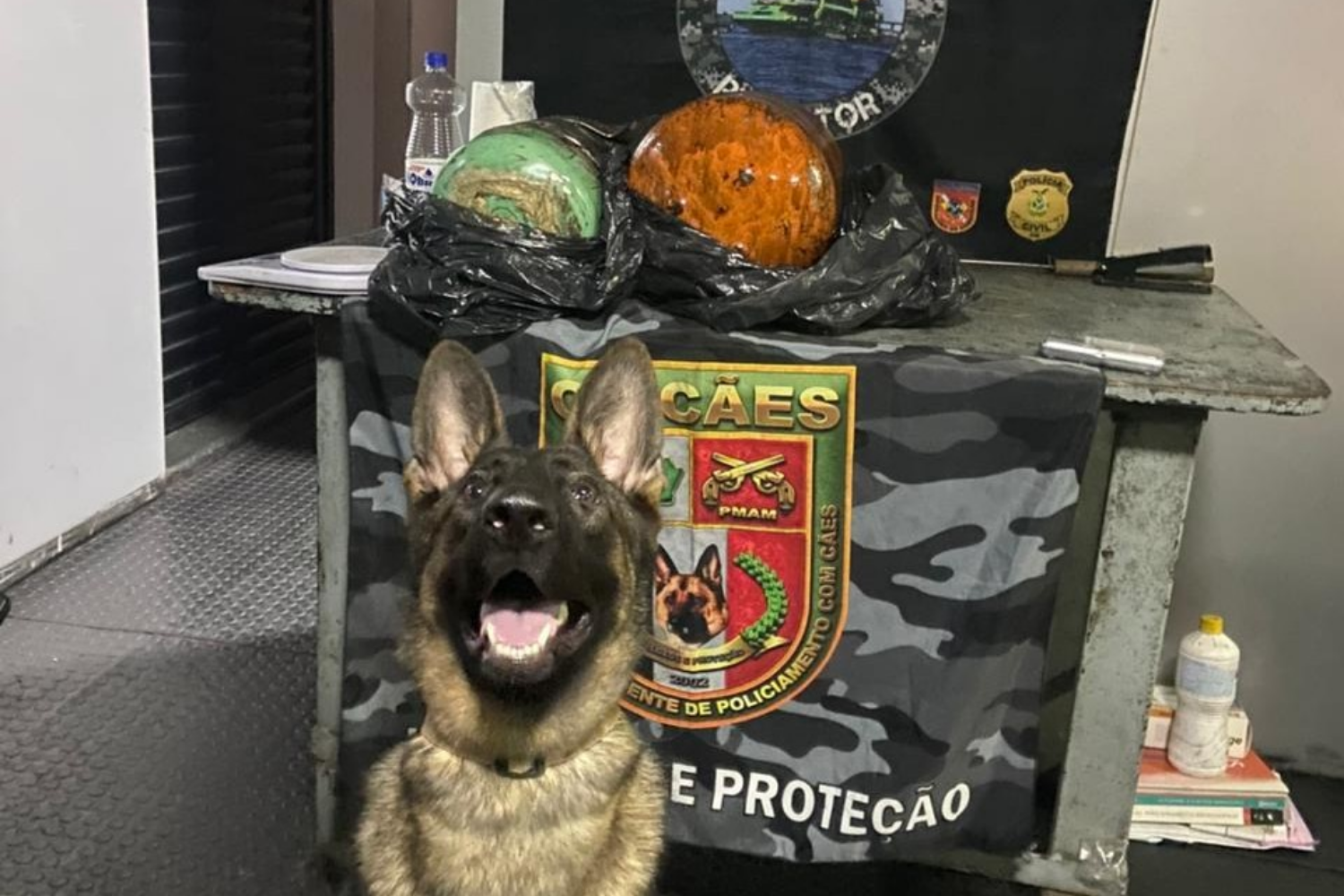 Base Arpão 2 apreende mais de 23 quilos de cocaína escondidos em cilindros frigoríficos no Amazonas