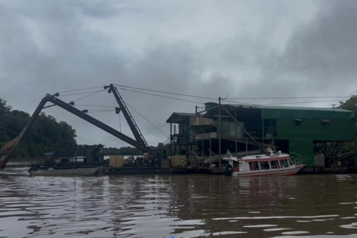 PF e ICMBio combatem garimpo ilegal em unidade de conservação no Amazonas
